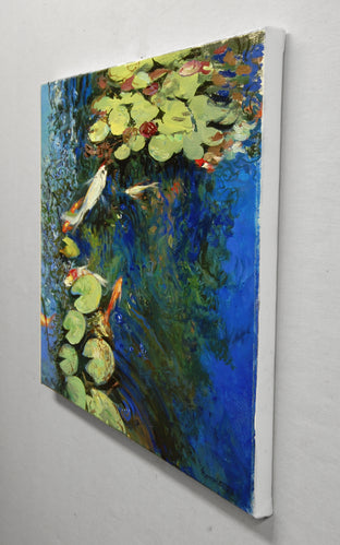 August Koi by Onelio Marrero |  Side View of Artwork 