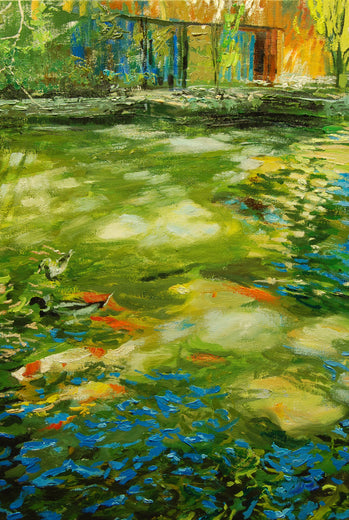 Beyond the Wild Wood by Onelio Marrero |   Closeup View of Artwork 