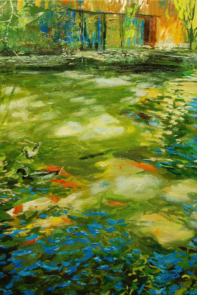 Beyond the Wild Wood by Onelio Marrero |  Closeup View of Artwork 