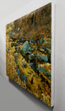 Original art for sale at UGallery.com | Boulders in the Autumn by Onelio Marrero | $2,300 | oil painting | 30' h x 38' w | thumbnail 2