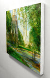 Original art for sale at UGallery.com | Buxton Memorial Fountain by Onelio Marrero | $1,150 | oil painting | 18' h x 24' w | thumbnail 2