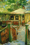 Original art for sale at UGallery.com | Cape May Bungalow by Onelio Marrero | $600 | oil painting | 14' h x 11' w | thumbnail 4