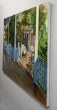 Original art for sale at UGallery.com | Cape May Porch: Angel of The Sea by Onelio Marrero | $2,075 | oil painting | 24' h x 36' w | thumbnail 2