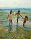 Original art for sale at UGallery.com | Children in the Sunlight by Onelio Marrero | $1,025 | oil painting | 20' h x 16' w | thumbnail 1