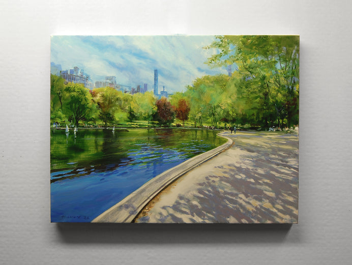 Conservatory Pond by Onelio Marrero |  Context View of Artwork 