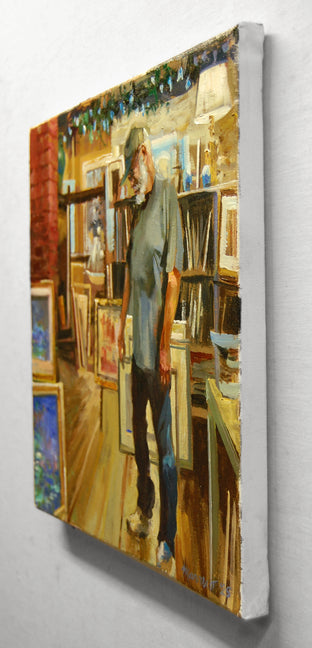 Could It Be? by Onelio Marrero |  Side View of Artwork 