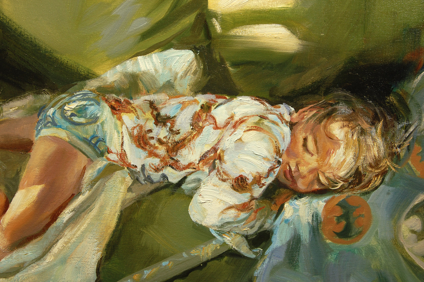 Dreaming of Heroes by Onelio Marrero |  Closeup View of Artwork 