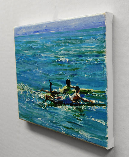 Drifting by Onelio Marrero |  Side View of Artwork 
