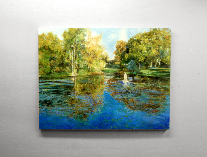 Early Morning at the Irish National Stud Farm by Onelio Marrero |  Context View of Artwork 