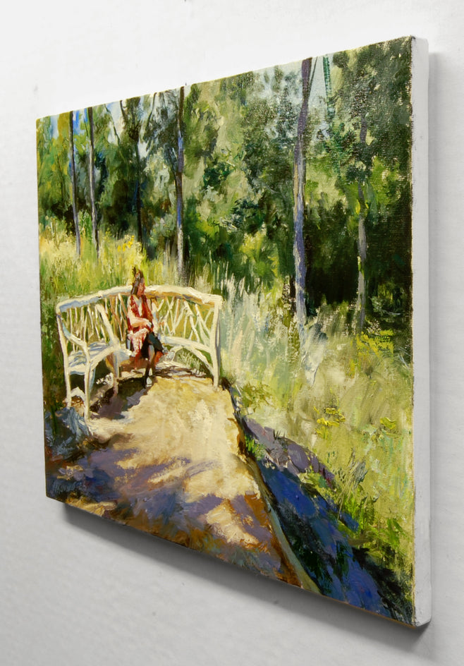 End of the Path by Onelio Marrero |  Side View of Artwork 