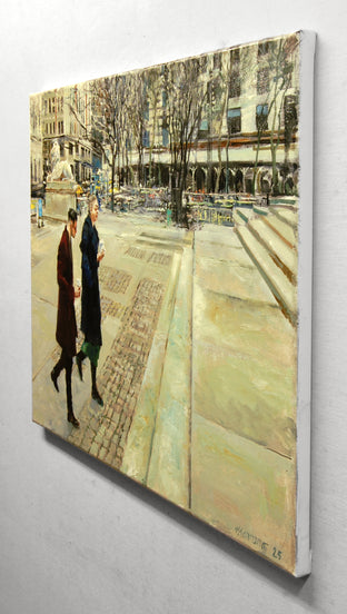 Erudite Hipsters by Onelio Marrero |  Side View of Artwork 