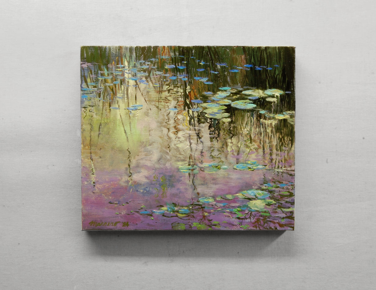 Evening Water Lilies by Onelio Marrero |  Context View of Artwork 