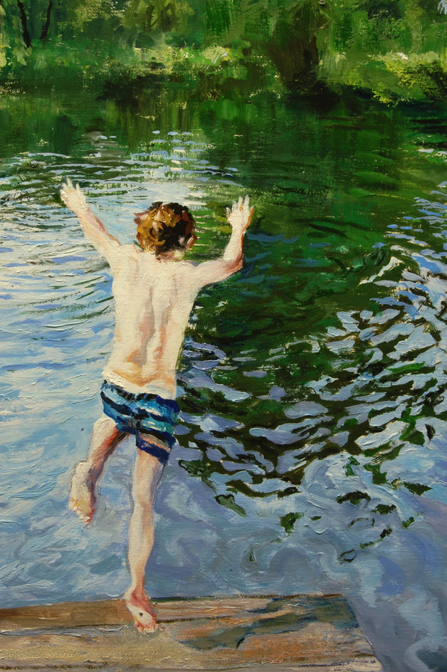 Fearless by Onelio Marrero |  Closeup View of Artwork 