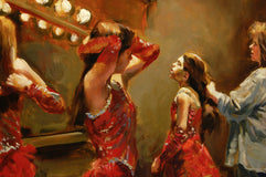 Original art for sale at UGallery.com | Fighting Time by Onelio Marrero | $1,025 | oil painting | 16' h x 20' w | thumbnail 4