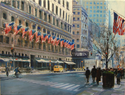 Flags Along the Avenue by Onelio Marrero | Artwork Main Image
