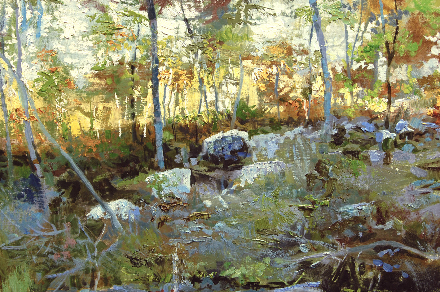 From My Kayak by Onelio Marrero |  Closeup View of Artwork 