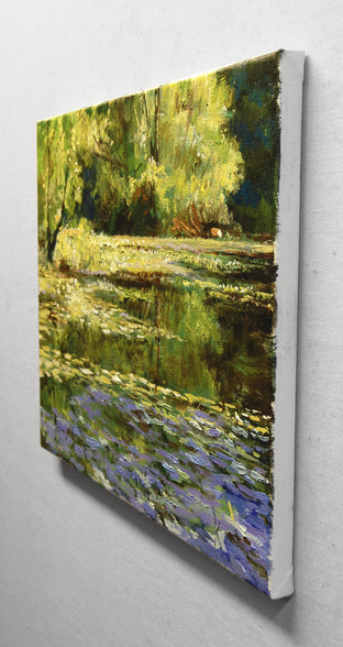 Gathering Light by Onelio Marrero |  Side View of Artwork 