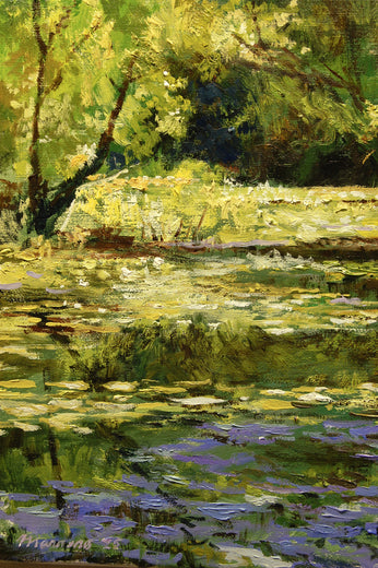 Gathering Light by Onelio Marrero |   Closeup View of Artwork 