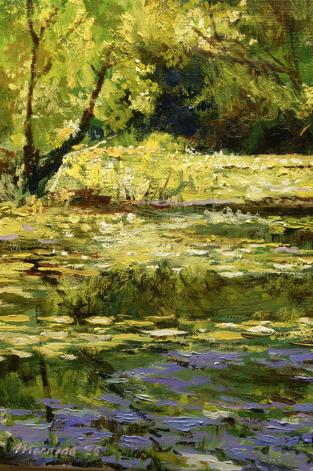 Gathering Light by Onelio Marrero |  Closeup View of Artwork 