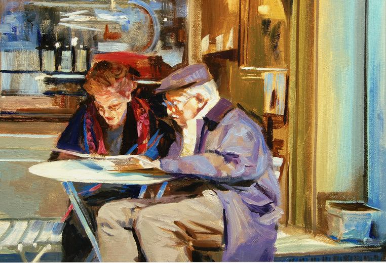 Getting Oriented in Florence by Onelio Marrero |   Closeup View of Artwork 