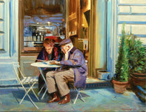 Original art for sale at UGallery.com | Getting Oriented in Florence by Onelio Marrero | $1,150 | oil painting | 18' h x 24' w | thumbnail 1