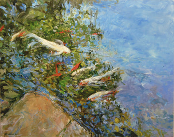 oil painting by Onelio Marrero titled Hidden Gems