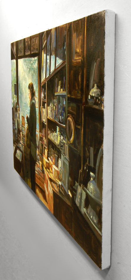 Hunting for Treasures by Onelio Marrero |  Side View of Artwork 