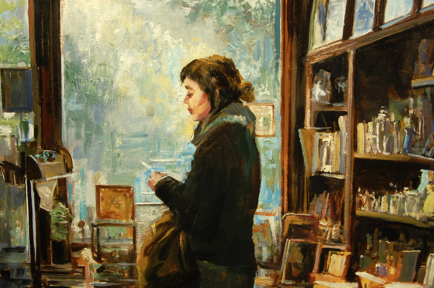 Hunting for Treasures by Onelio Marrero |  Closeup View of Artwork 