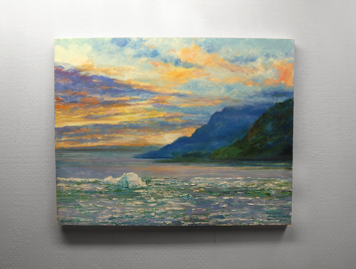 Ice Flows on Yakutat Bay by Onelio Marrero |  Context View of Artwork 