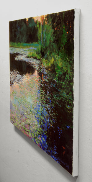 Just Enough to Magnetize the Leaves by Onelio Marrero |  Side View of Artwork 