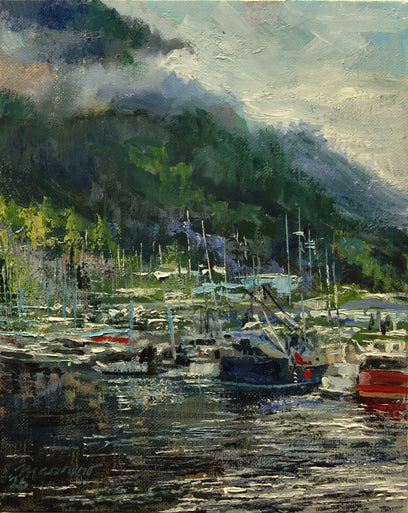 Ketchikan Marina by Onelio Marrero | Artwork Main Image