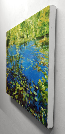 Lake Waddill by Onelio Marrero |  Side View of Artwork 