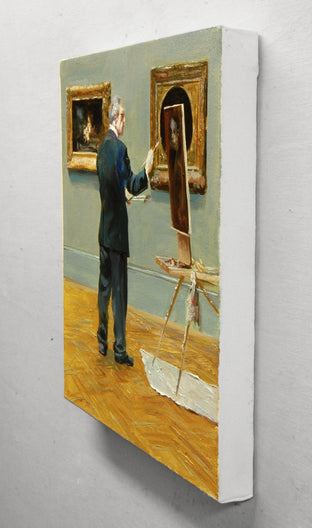 Learning from Rembrandt by Onelio Marrero |  Side View of Artwork 
