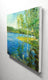Original art for sale at UGallery.com | Leisure Lake Early Morning by Onelio Marrero | $1,050 | oil painting | 16' h x 24' w | thumbnail 2