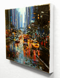 Original art for sale at UGallery.com | Looking Uptown by Onelio Marrero | $550 | oil painting | 8' h x 10' w | thumbnail 2