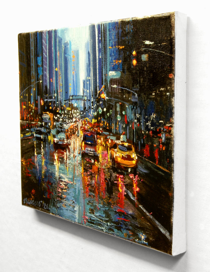 Looking Uptown by Onelio Marrero |  Side View of Artwork 