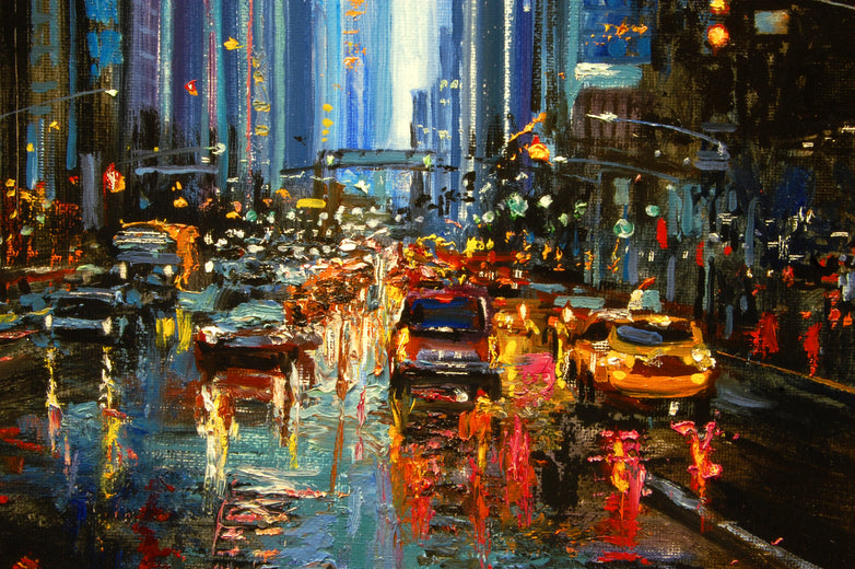 Looking Uptown by Onelio Marrero |   Closeup View of Artwork 
