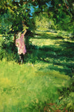 Original art for sale at UGallery.com | Low Hanging Apples by Onelio Marrero | $725 | oil painting | 16' h x 12' w | thumbnail 4
