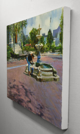 Luck And Faith by Onelio Marrero |  Side View of Artwork 