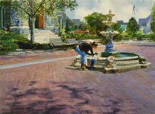 Original art for sale at UGallery.com | Luck And Faith by Onelio Marrero | $1,150 | oil painting | 18' h x 24' w | thumbnail 1