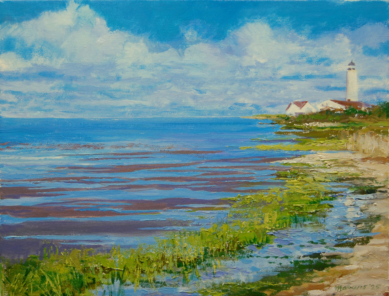Lynde Point Saybrook Lighthouse by Onelio Marrero |  Artwork Main Image 