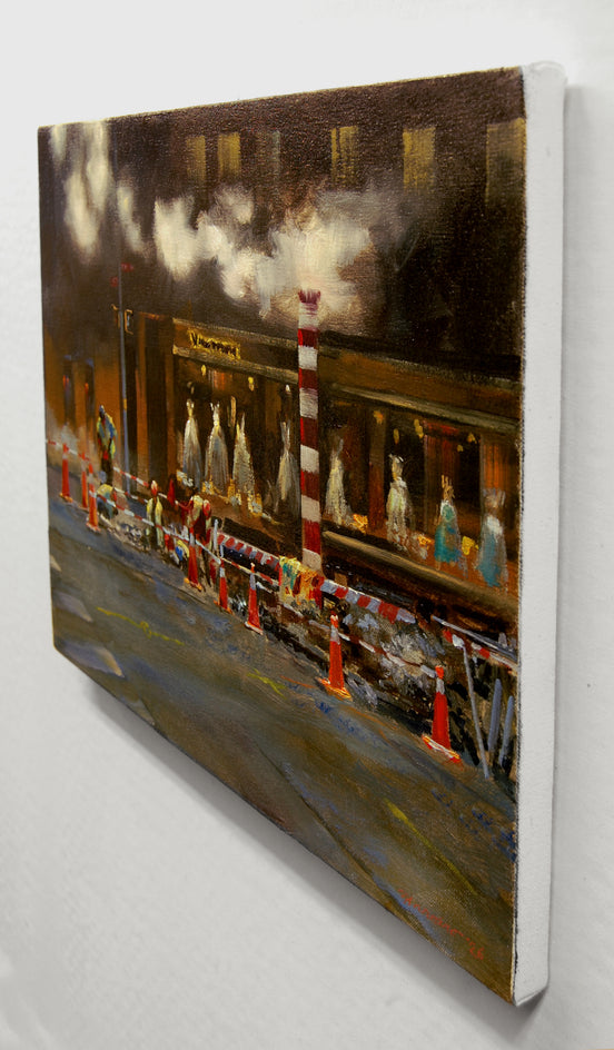 Manhattan Road Crew by Onelio Marrero |  Side View of Artwork 