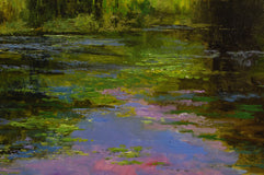 Original art for sale at UGallery.com | Memory of a September Peace by Onelio Marrero | $925 | oil painting | 14' h x 18' w | thumbnail 4