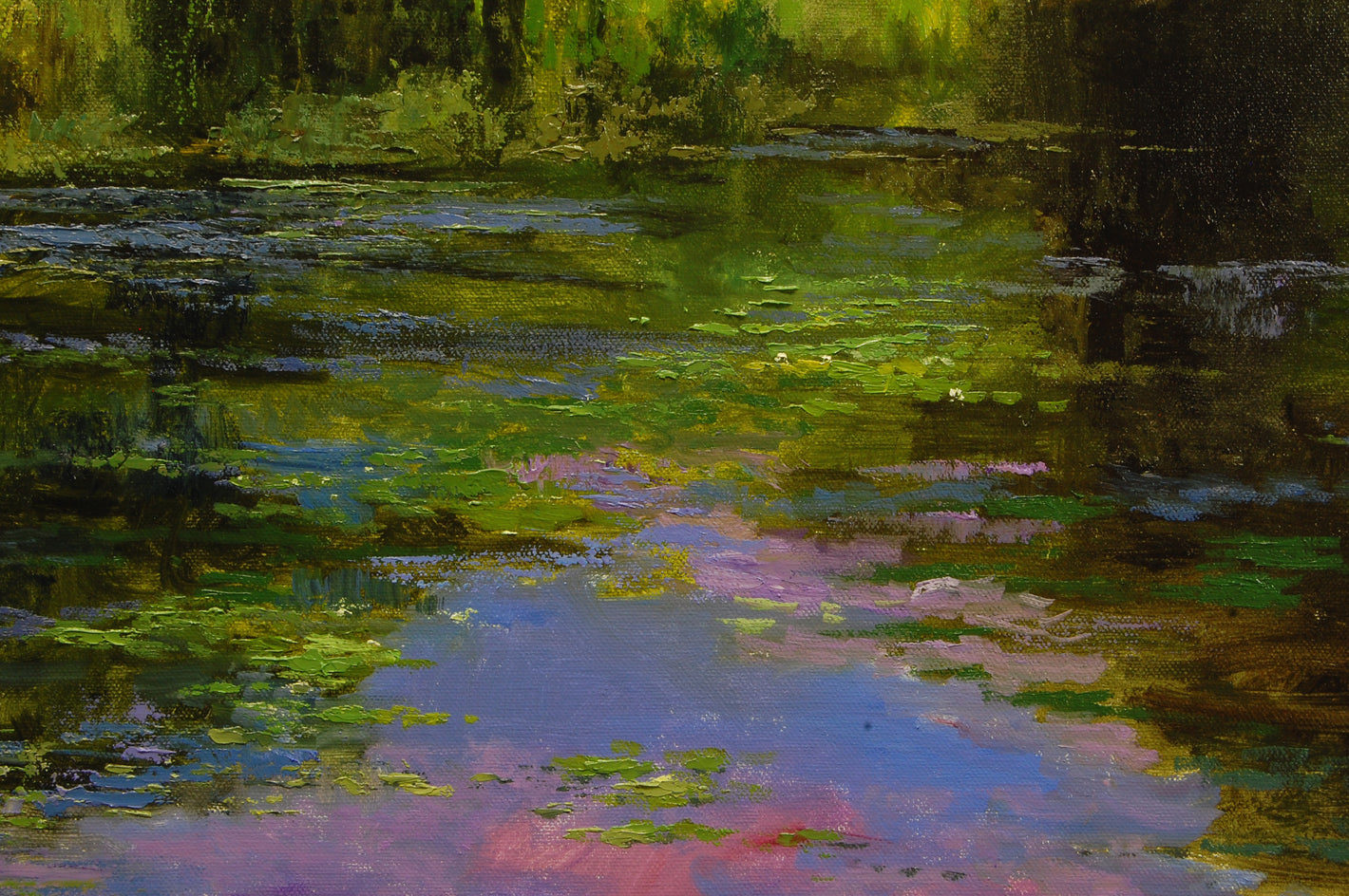 Memory of a September Peace by Onelio Marrero |  Closeup View of Artwork 