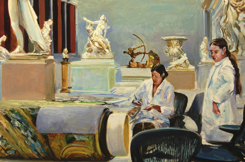 Mending and Restoration by Onelio Marrero |   Closeup View of Artwork 