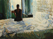 Original art for sale at UGallery.com | Morning Contemplation by Onelio Marrero | $1,150 | oil painting | 18' h x 24' w | thumbnail 1