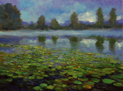 Morning Mist and Lilies by Onelio Marrero | Artwork Main Image