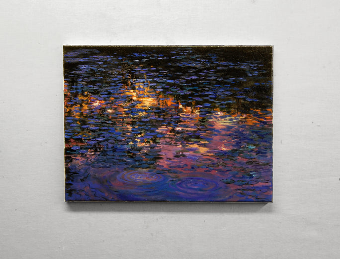 Nocturnal Water Lilies by Onelio Marrero |  Context View of Artwork 