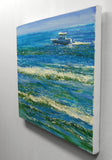Original art for sale at UGallery.com | Northward by Onelio Marrero | $1,025 | oil painting | 16' h x 20' w | thumbnail 2