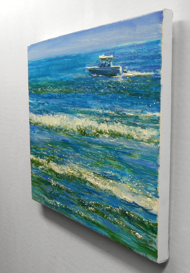 Northward by Onelio Marrero |  Side View of Artwork 